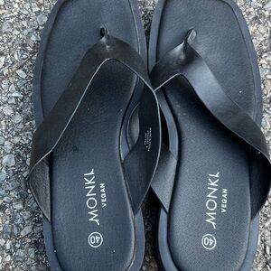 Monki Black Vegan Sandals